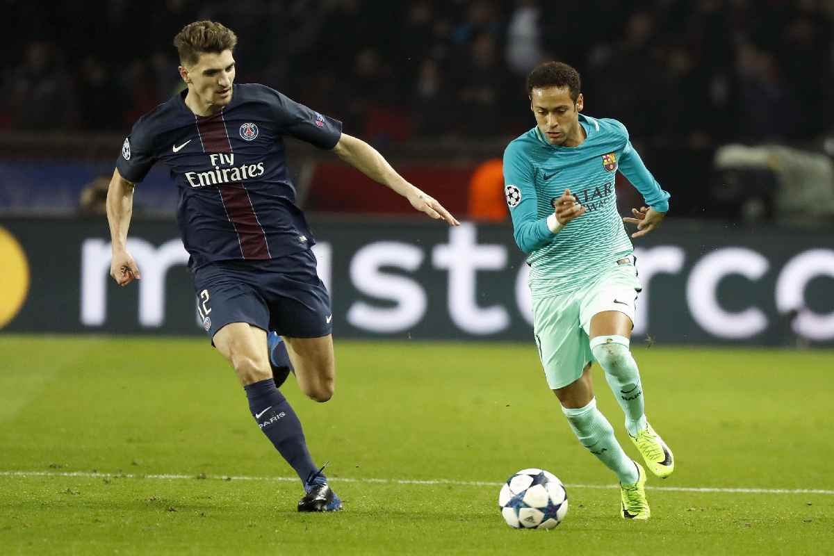 La partita tra il Paris Saint Germain e il Barcellona