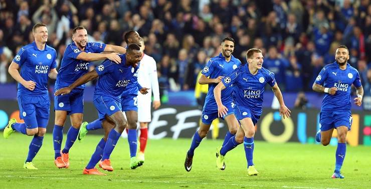 I giocatori del Leicester