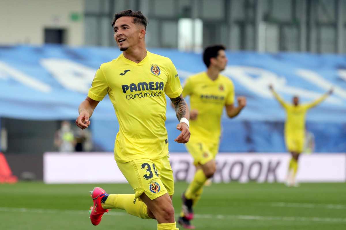 Yeremi Pino con la maglia del Villareal