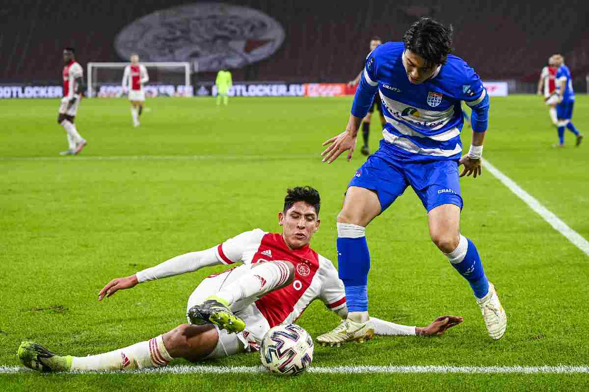 La partita tra l'Ajax e il PEC Zwolle