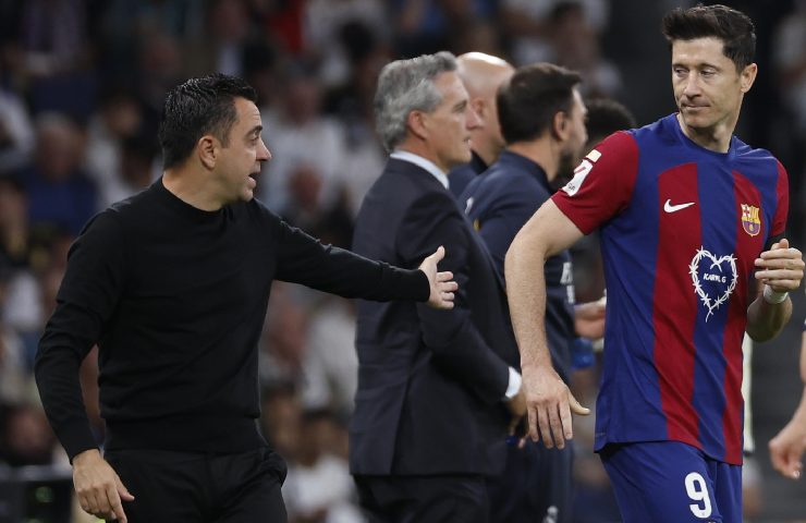 Xavi e Lewandowski