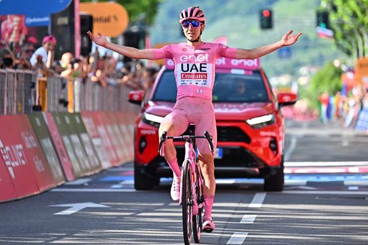 Tadej Pogacar al Giro d'Italia