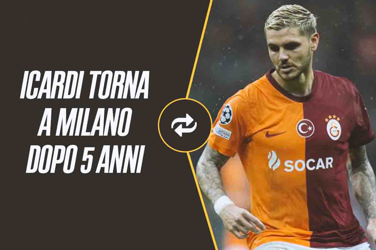 Icardi torna a Milano