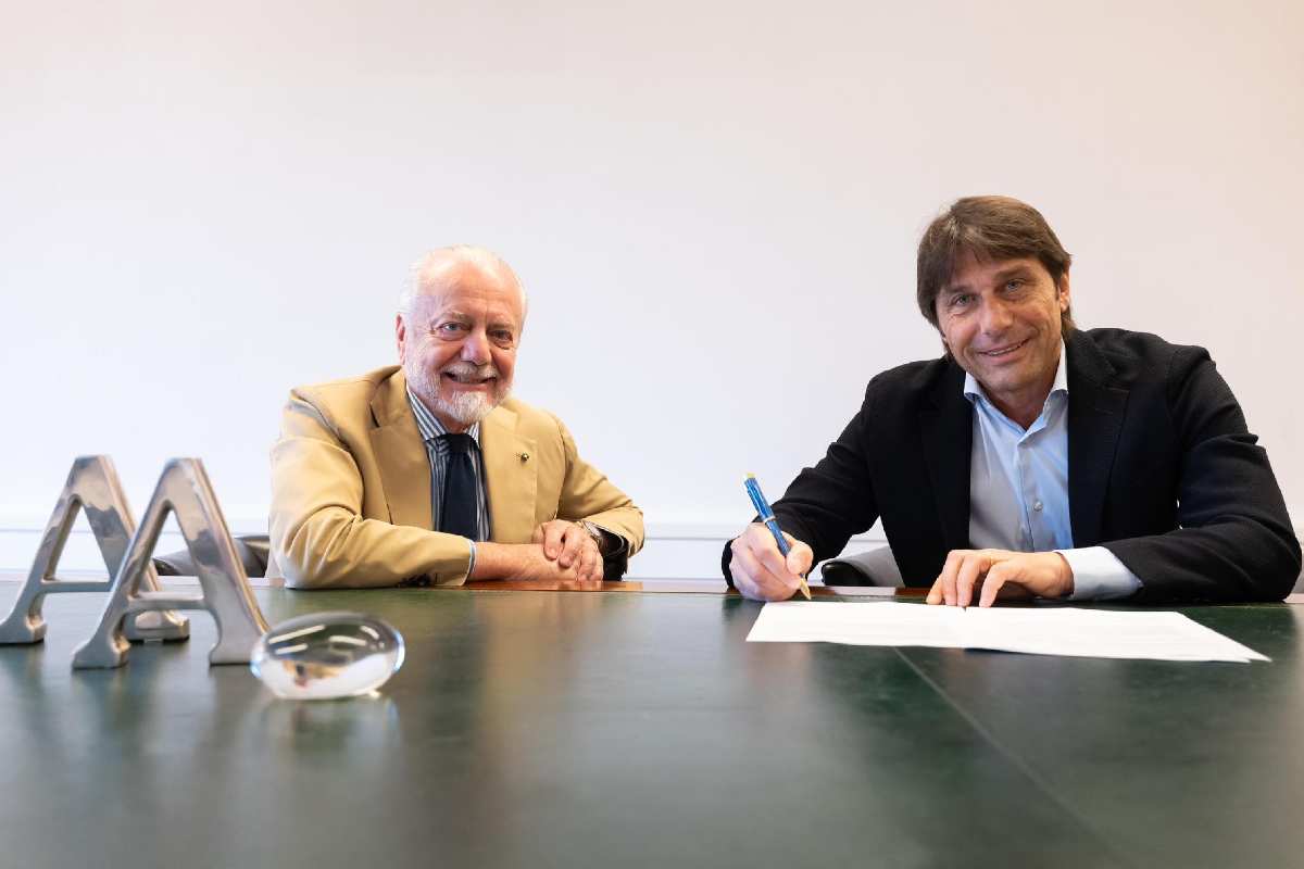 Antonio Conte e Aurelio De Laurentiis