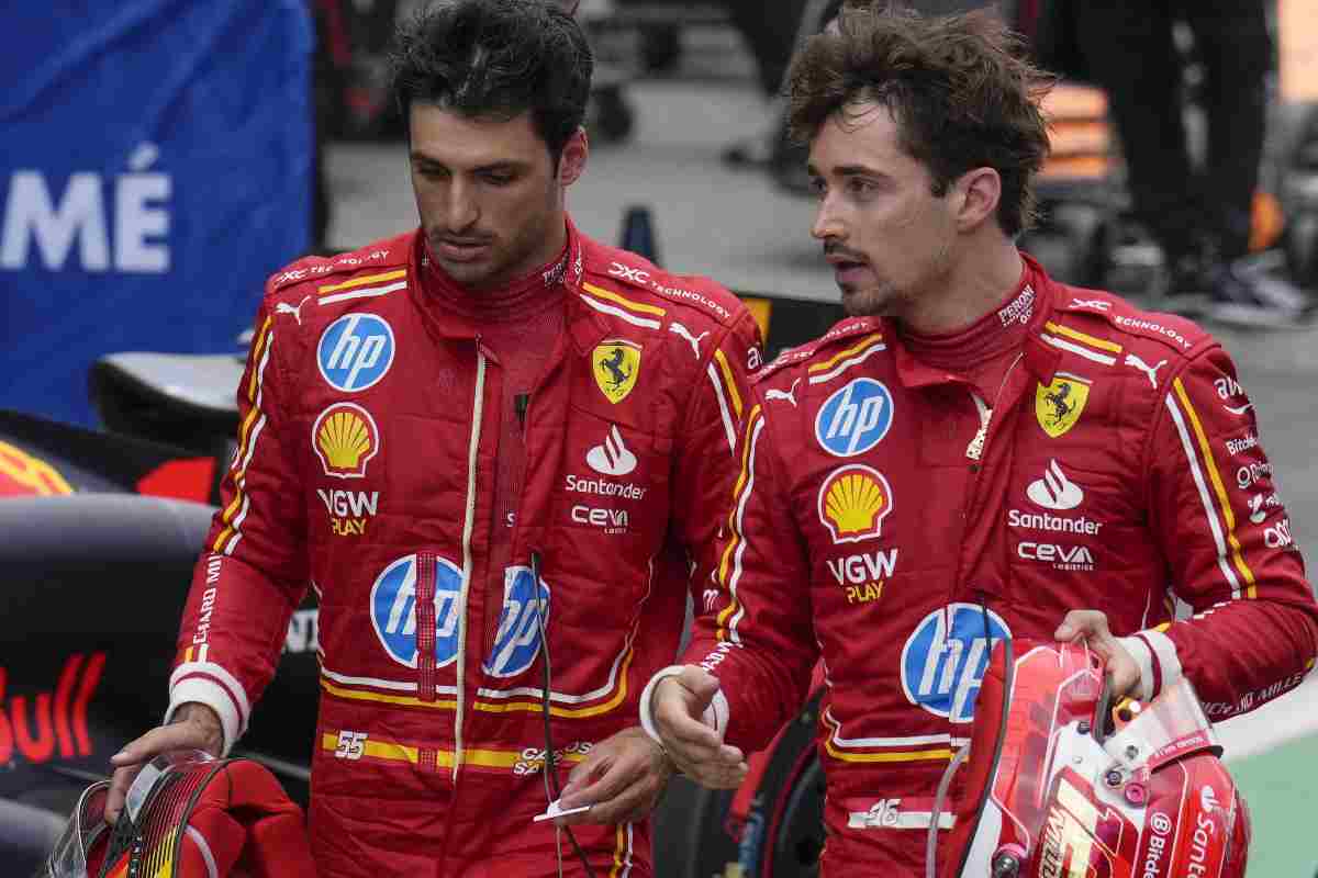 Carlos Sainz e Charles Leclerc Ferrari