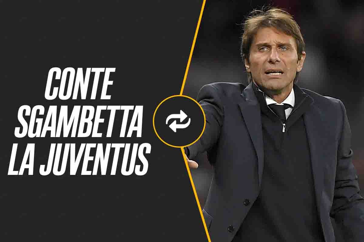Conte porta al Napoli un giocatore della Juventus
