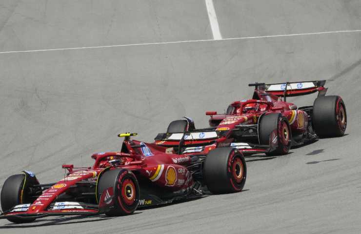 Ferrari GP Spagna Sainz e Leclerc