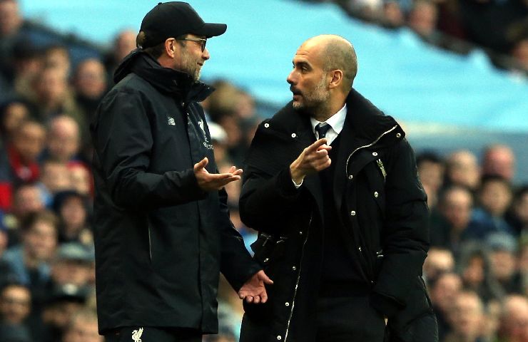 Jurgen Klopp e Pep Guardiola