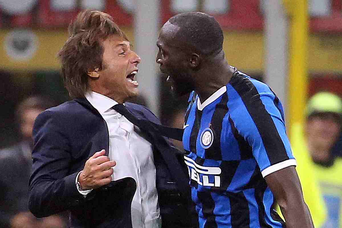 Antonio Conte e Romelu Lukaku