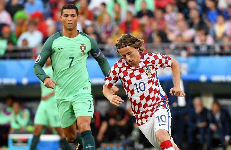 Cristiano Ronaldo Luka Modric 