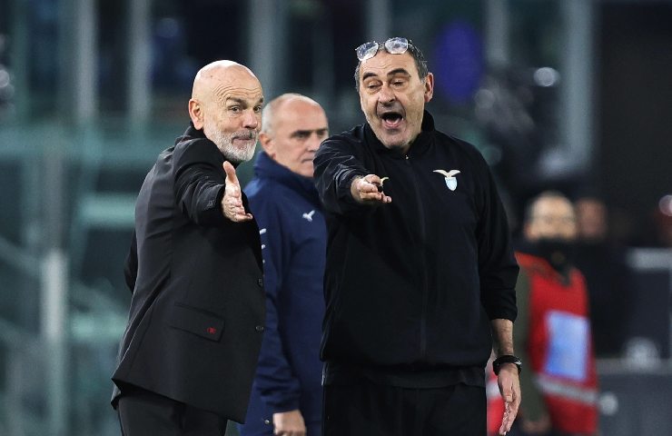 Stefano Pioli e Maurizio Sarri