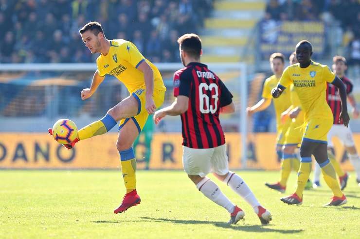 Lorenzo Crisetig ai tempi di Frosinone