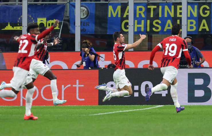 La vittoria del Milan nel derby