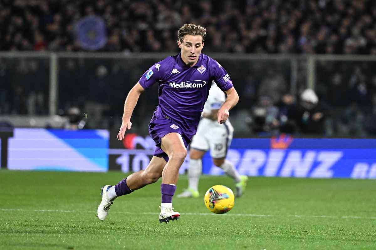 Edoardo Bove in azione sul campo