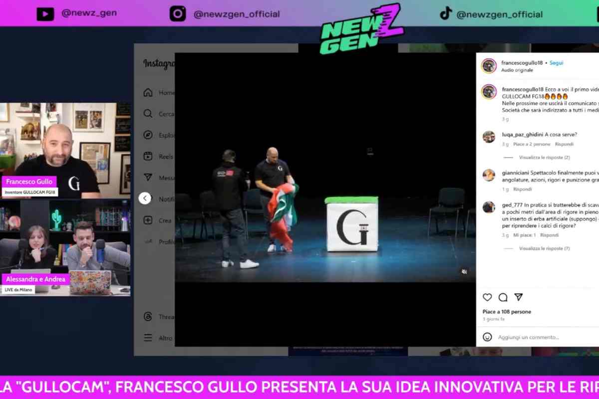 Francesco Gullo presenta la GULLOCAM a Newzgen