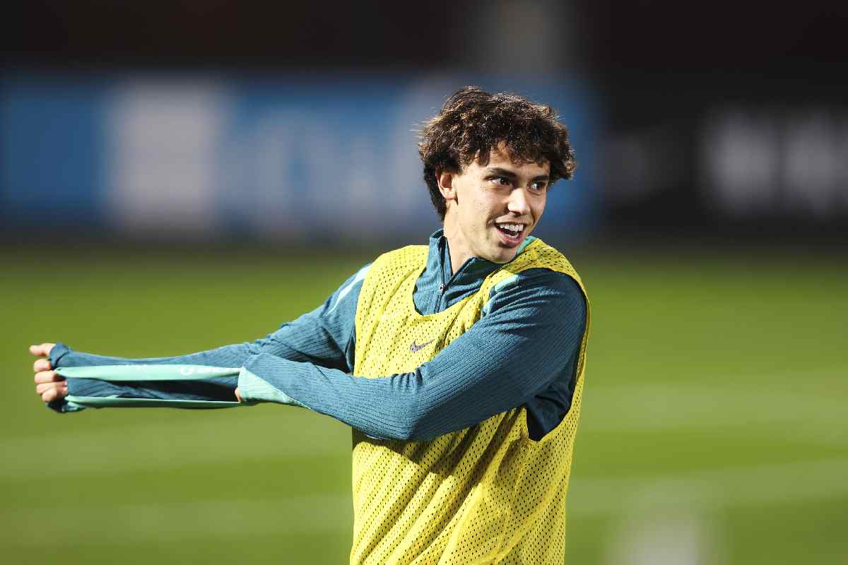 Milan scatenato, il colpo di calciomercato João Félix mentre fa il riscaldamento con la maglia del Portogallo in Nations League