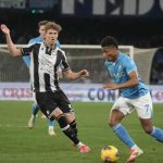 Napoli, infortunio di David Neres. Nella foto, David Neres in Napoli-Udinese di Serie A allo stadio Maradona