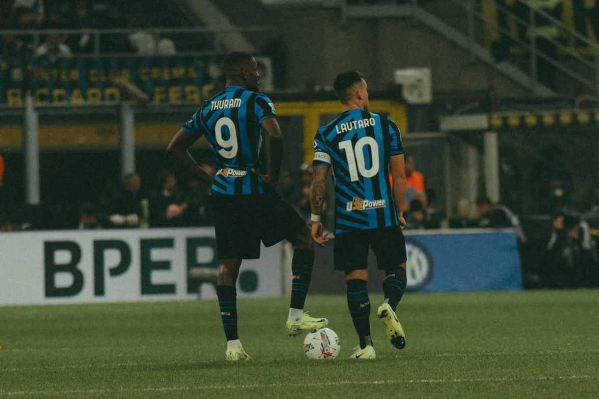 Inter, le difficoltà di Thuram e Lautaro Martinez