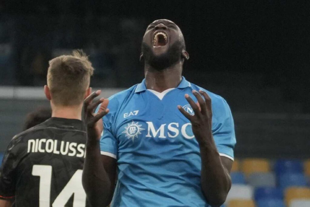 Romelu Lukaku attaccante del Napoli