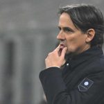 Simone Inzaghi in panchina in Inter - Genoa